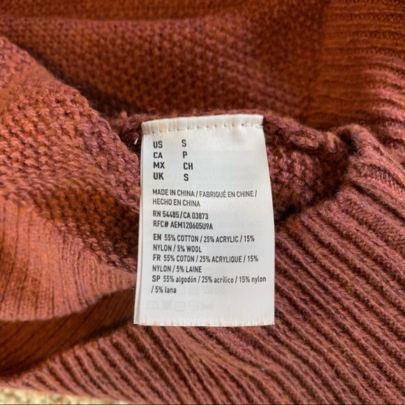 American Eagle Pinkish Orange Sweater Dress - Picture 5 of 8